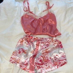 Oscar de la renta silk sleep set size S